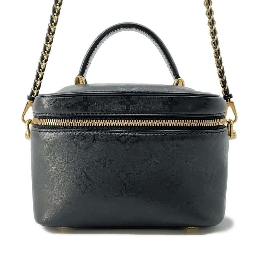 Louis Vuitton Vanity Ink Handbag Black
